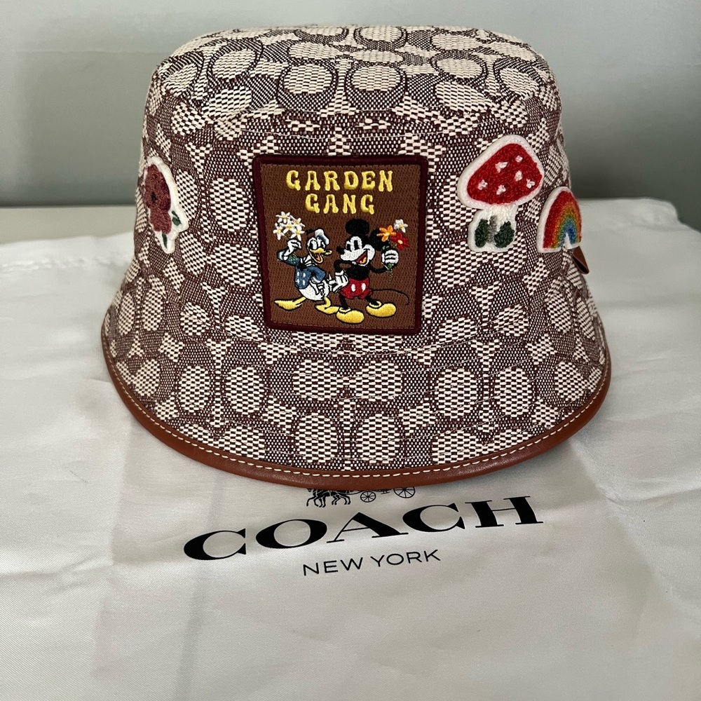 Disney X Coach Signature Jacquard Bucket Hat